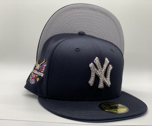 Blue Yankees Fitted